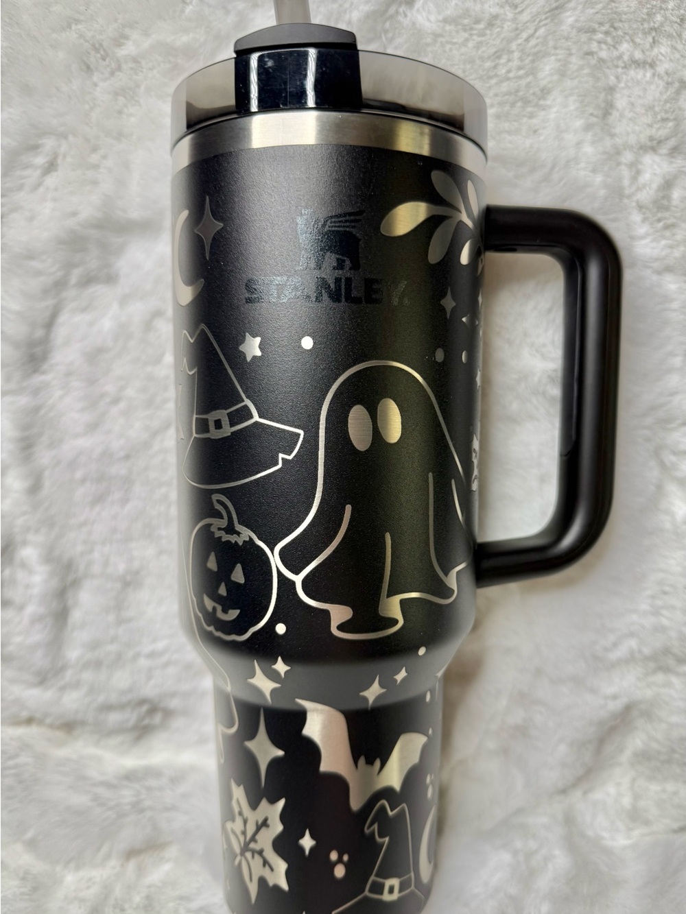 Custom engraved Halloween Stanley 40oz